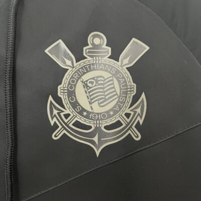 Jaqueta Corinthians Masculina - Preta com Estilo Esportivo - Imagem 8